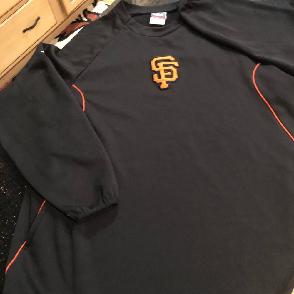 Majestic San Francisco Giants pullover mens sz L
